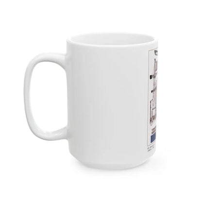 Soviet Era Poster 150 - White Coffee Mug - Go Mug Yourself