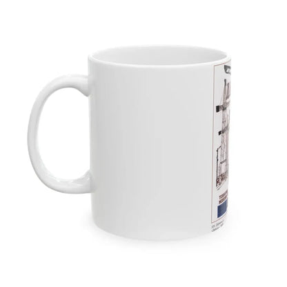 Soviet Era Poster 150 - White Coffee Mug - Go Mug Yourself
