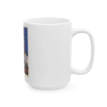 Soviet Era Poster 152 - White Coffee Mug - Go Mug Yourself