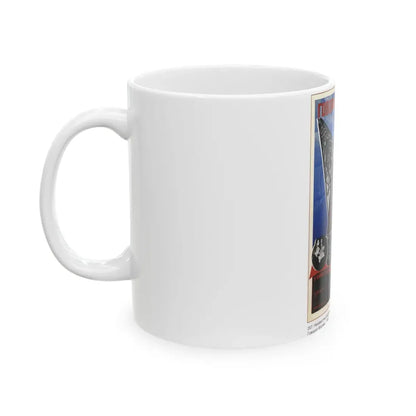 Soviet Era Poster 152 - White Coffee Mug - Go Mug Yourself