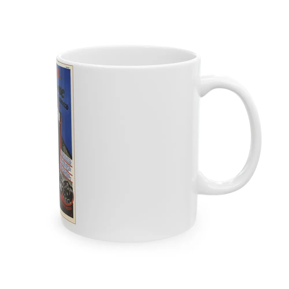 Soviet Era Poster 152 - White Coffee Mug-Go Mug Yourself