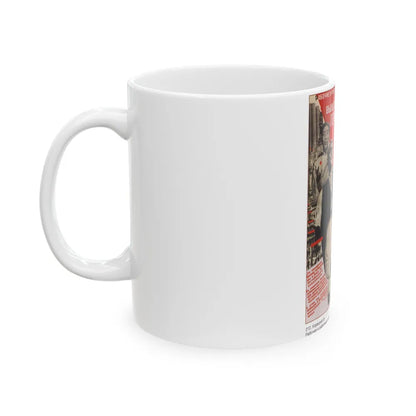 Soviet Era Poster 157 - White Coffee Mug-Go Mug Yourself