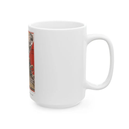 Soviet Era Poster 159 - White Coffee Mug-Go Mug Yourself