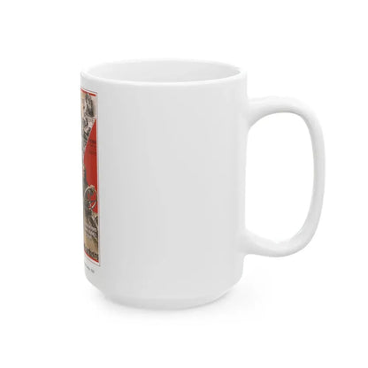 Soviet Era Poster 159 - White Coffee Mug - Go Mug Yourself