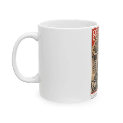Soviet Era Poster 159 - White Coffee Mug - Go Mug Yourself