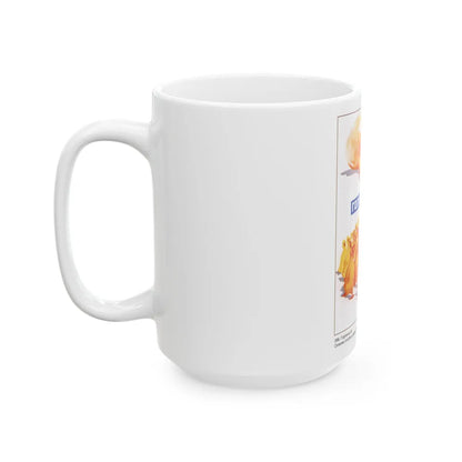 Soviet Era Poster 16 - White Coffee Mug-Go Mug Yourself