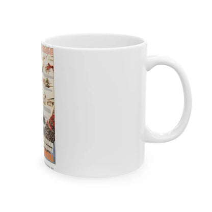 Soviet Era Poster 161 - White Coffee Mug-Go Mug Yourself