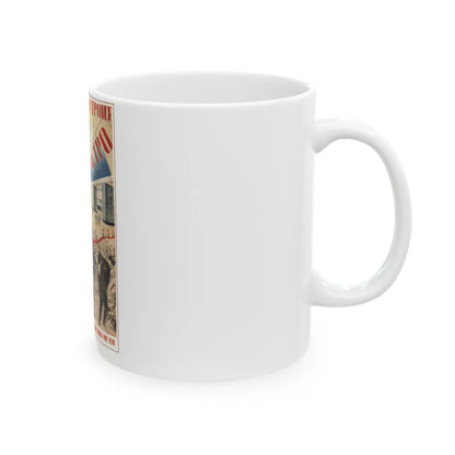 Soviet Era Poster 163 - White Coffee Mug-Go Mug Yourself