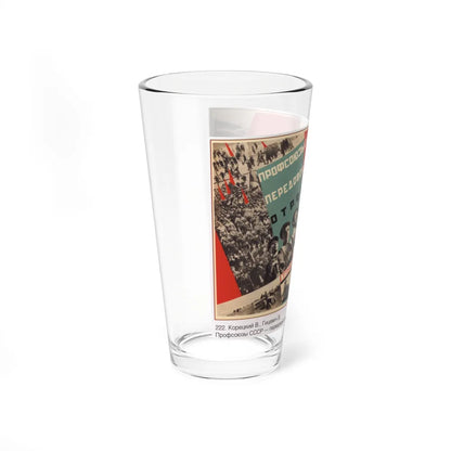 Soviet Era Poster 167 - Pint Glass 16oz-Go Mug Yourself