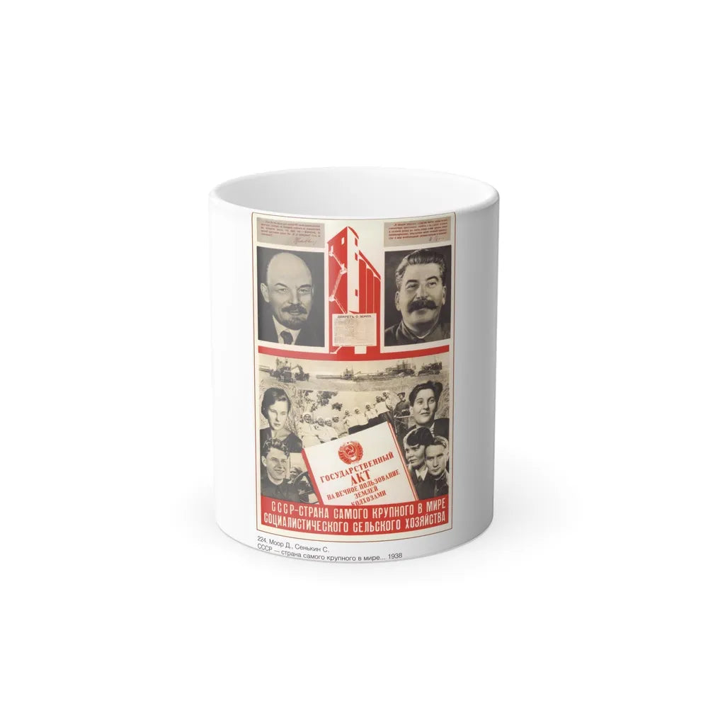 Soviet Era Poster 169 - Color Changing Mug 11oz-11oz-Go Mug Yourself