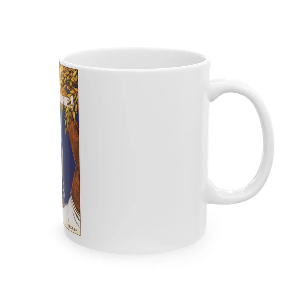 Soviet Era Poster 17 - White Coffee Mug-Go Mug Yourself