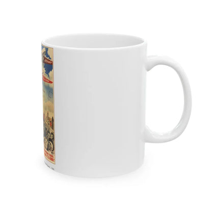 Soviet Era Poster 170 - White Coffee Mug-Go Mug Yourself