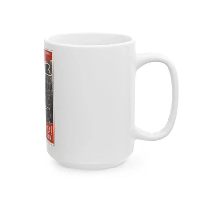 Soviet Era Poster 171 - White Coffee Mug - Go Mug Yourself