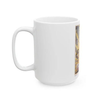 Soviet Era Poster 172 - White Coffee Mug-Go Mug Yourself