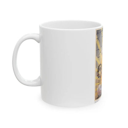 Soviet Era Poster 172 - White Coffee Mug-Go Mug Yourself