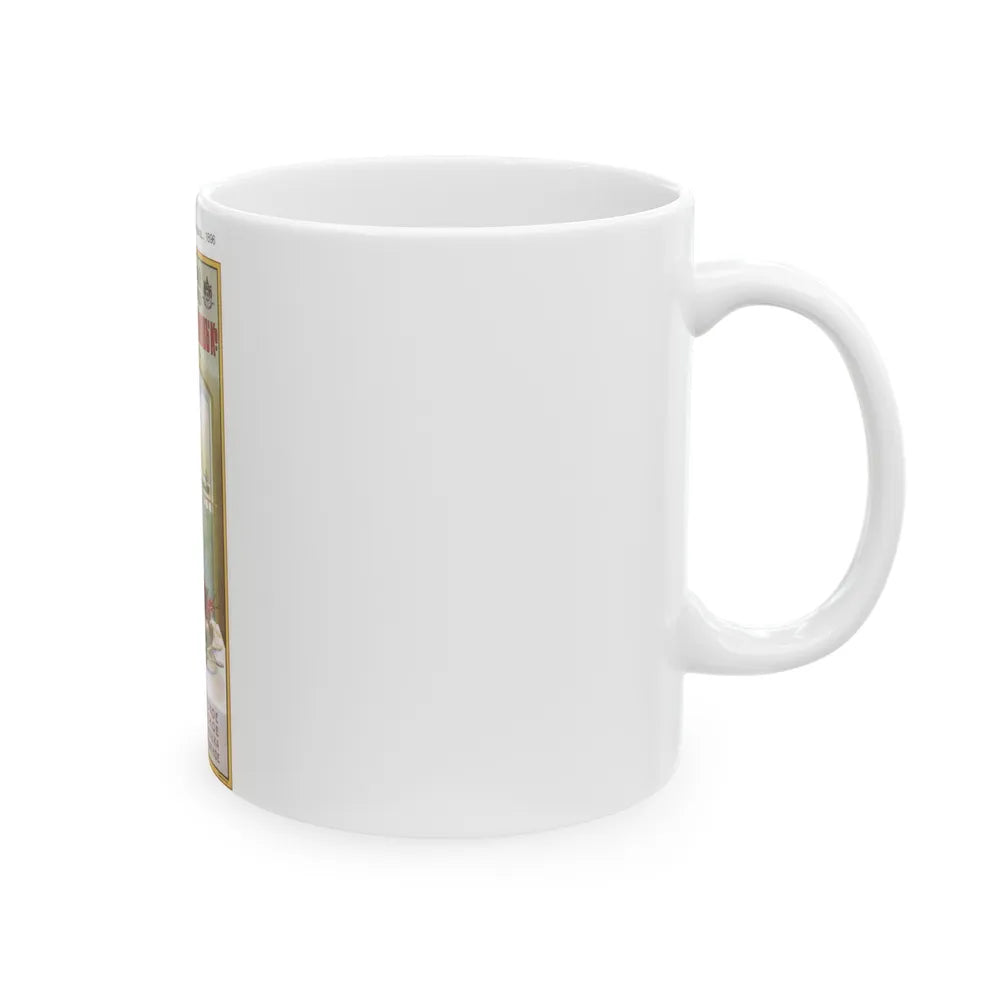 Soviet Era Poster 176 - White Coffee Mug-Go Mug Yourself