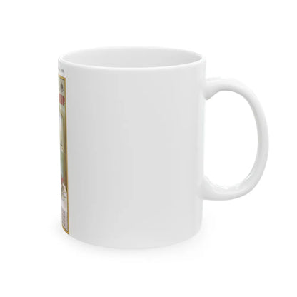 Soviet Era Poster 176 - White Coffee Mug-Go Mug Yourself