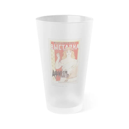 Soviet Era Poster 180 - Frosted Pint Glass 16oz Default Title - Go Mug Yourself