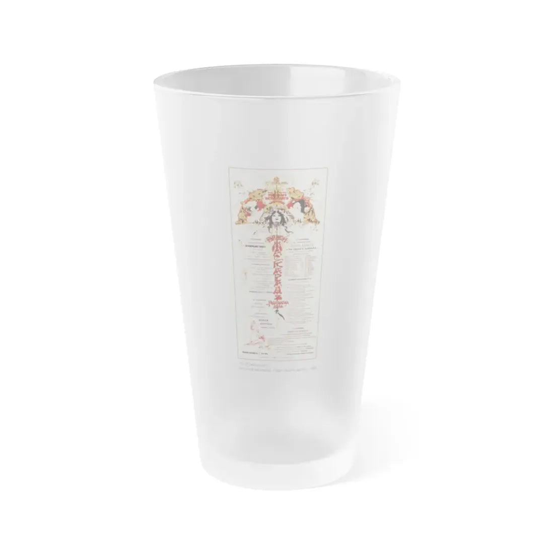 Soviet Era Poster 181 - Frosted Pint Glass 16oz 16oz Frosted - Go Mug Yourself