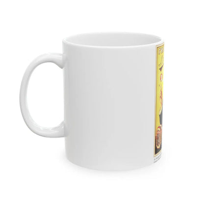 Soviet Era Poster 183 - White Coffee Mug-Go Mug Yourself