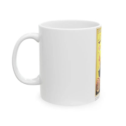Soviet Era Poster 183 - White Coffee Mug - Go Mug Yourself