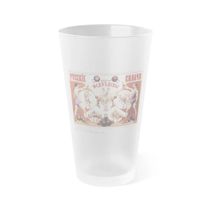 Soviet Era Poster 186 - Frosted Pint Glass 16oz-16oz-Frosted-Go Mug Yourself