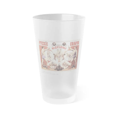 Soviet Era Poster 186 - Frosted Pint Glass 16oz 16oz Frosted - Go Mug Yourself