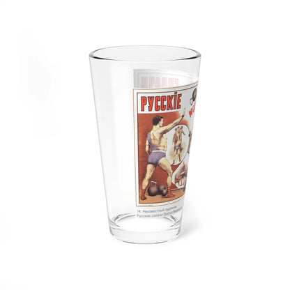 Soviet Era Poster 186 - Pint Glass 16oz-Go Mug Yourself