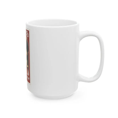 Soviet Era Poster 187 - White Coffee Mug-Go Mug Yourself