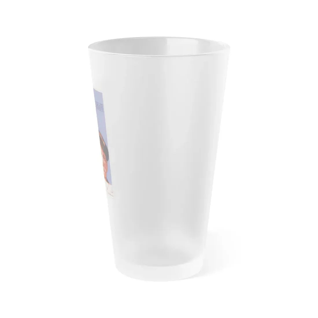 Soviet Era Poster 19 - Frosted Pint Glass 16oz - Go Mug Yourself