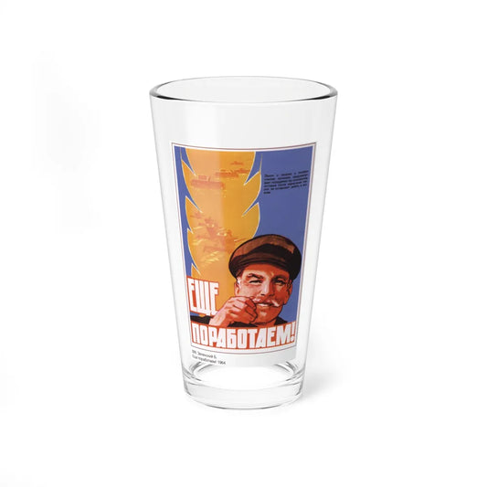 Soviet Era Poster 19 - Pint Glass 16oz-16oz-Go Mug Yourself