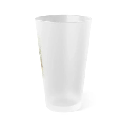 Soviet Era Poster 192 - Frosted Pint Glass 16oz - Go Mug Yourself