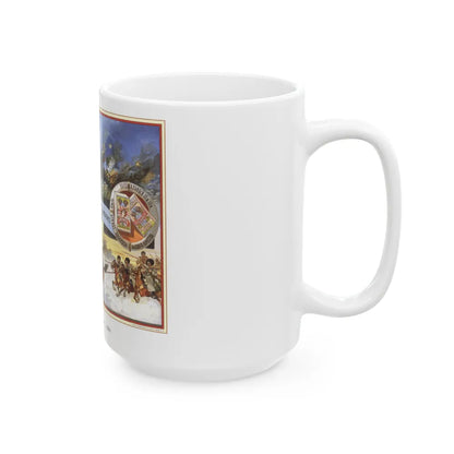 Soviet Era Poster 193 - White Coffee Mug-Go Mug Yourself