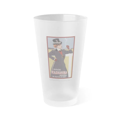 Soviet Era Poster 196 - Frosted Pint Glass 16oz-16oz-Frosted-Go Mug Yourself