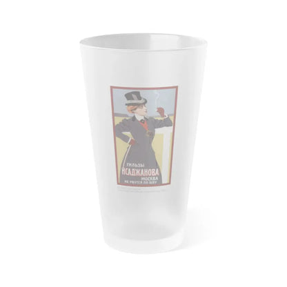 Soviet Era Poster 196 - Frosted Pint Glass 16oz 16oz Frosted - Go Mug Yourself