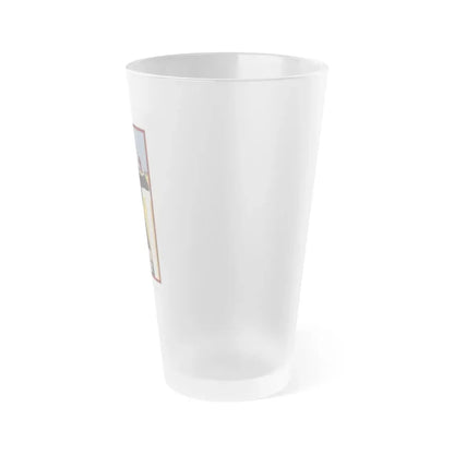 Soviet Era Poster 196 - Frosted Pint Glass 16oz - Go Mug Yourself