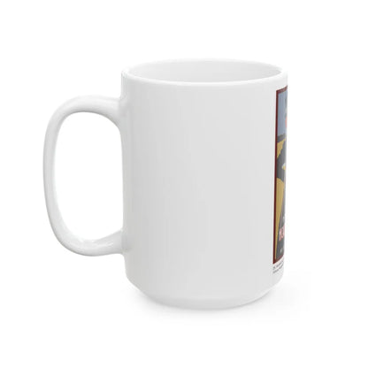 Soviet Era Poster 196 - White Coffee Mug-Go Mug Yourself