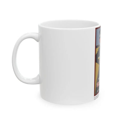 Soviet Era Poster 196 - White Coffee Mug-Go Mug Yourself