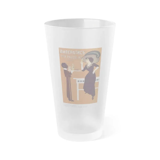 Soviet Era Poster 197 - Frosted Pint Glass 16oz 16oz Frosted - Go Mug Yourself