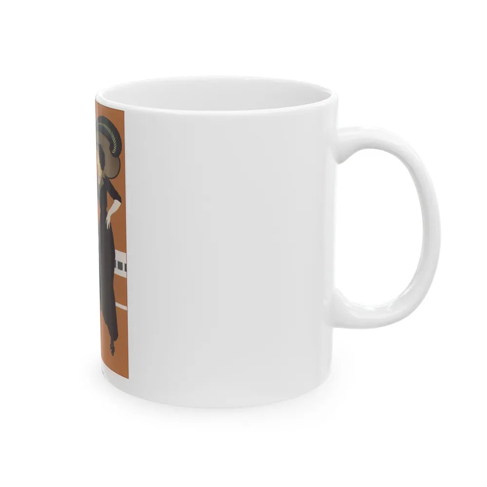 Soviet Era Poster 197 - White Coffee Mug-Go Mug Yourself