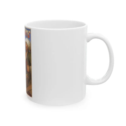 Soviet Era Poster 199 - White Coffee Mug-Go Mug Yourself