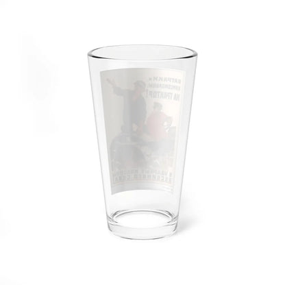 Soviet Era Poster 2 - Pint Glass 16oz-Go Mug Yourself