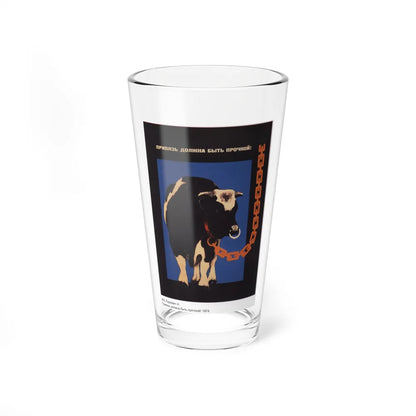 Soviet Era Poster 20 - Pint Glass 16oz-16oz-Go Mug Yourself