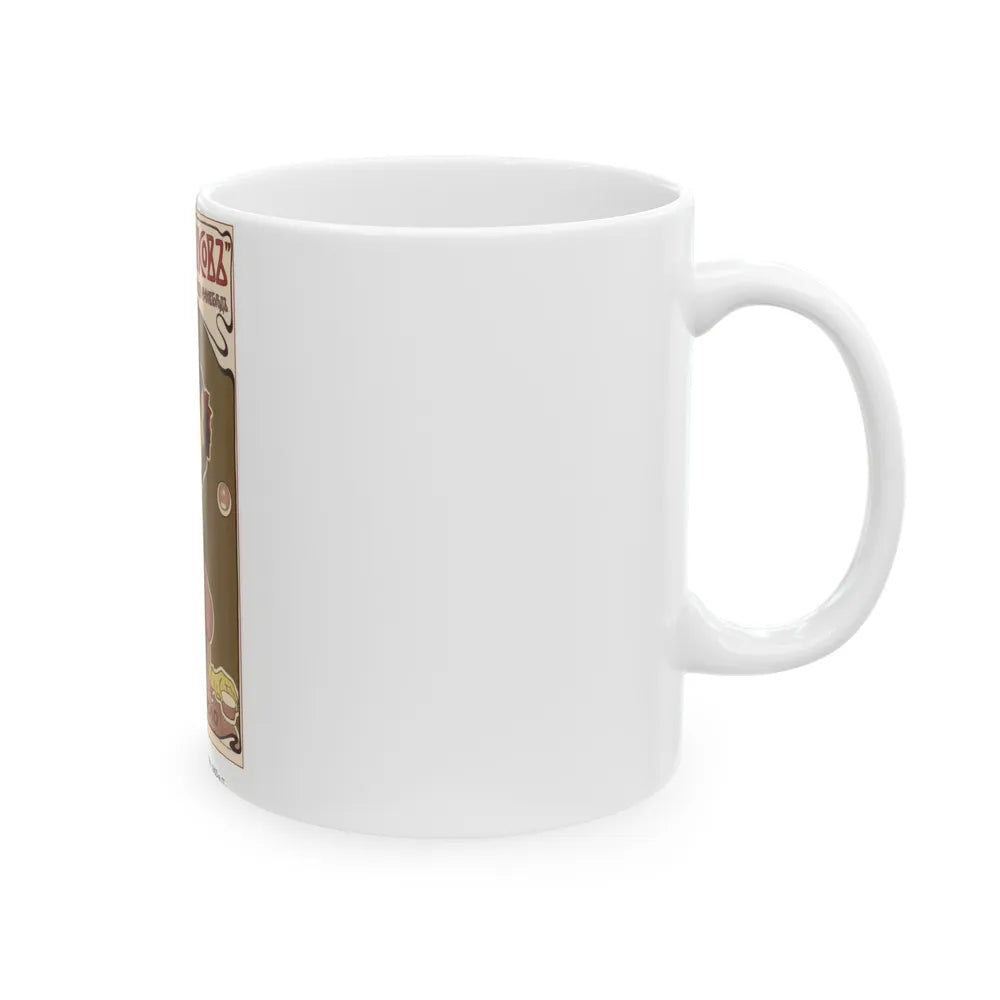 Soviet Era Poster 200 - White Coffee Mug-Go Mug Yourself