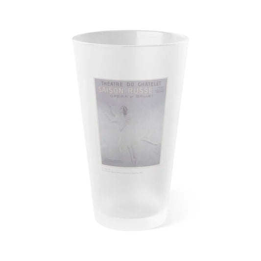 Soviet Era Poster 201 - Frosted Pint Glass 16oz-16oz-Frosted-Go Mug Yourself