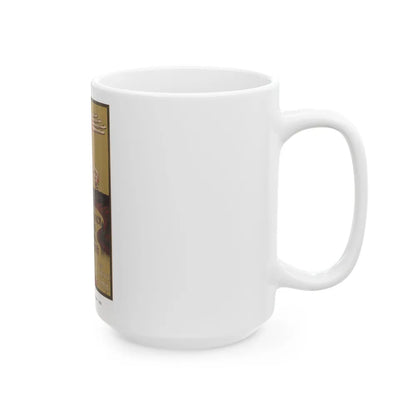 Soviet Era Poster 206 - White Coffee Mug-Go Mug Yourself