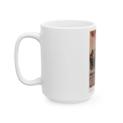 Soviet Era Poster 209 - White Coffee Mug-Go Mug Yourself