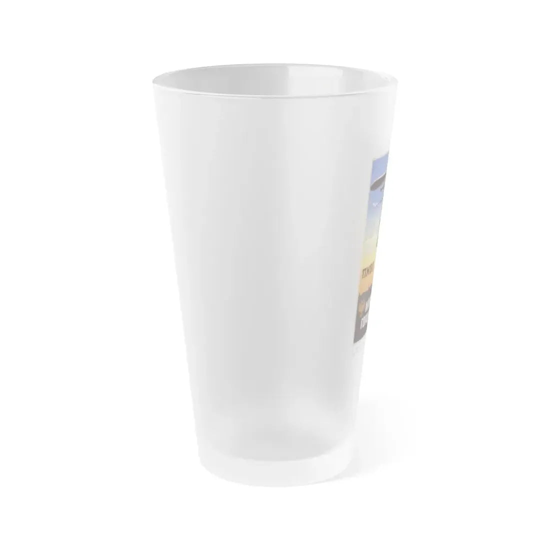 Soviet Era Poster 211 - Frosted Pint Glass 16oz - Go Mug Yourself