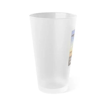 Soviet Era Poster 211 - Frosted Pint Glass 16oz - Go Mug Yourself