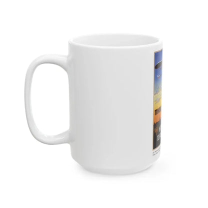 Soviet Era Poster 211 - White Coffee Mug - Go Mug Yourself